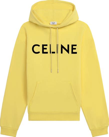celine yellow hoodie